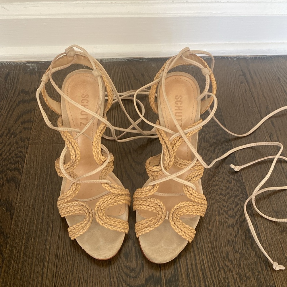 Schutz Strappy Heels